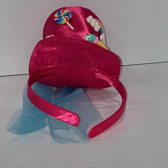 Halloween Candy Headband Top Hat One Size Pink - Picture 4 of 8